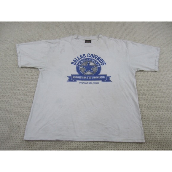 VTG Dallas Cowboys Shirt Mens‎ XL Training Camp 1998 Wichita Falls Texas - Picture 1 of 14